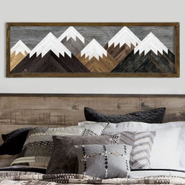 Wallity Cuadro Decorativo Enmarcado en MDF TAH024